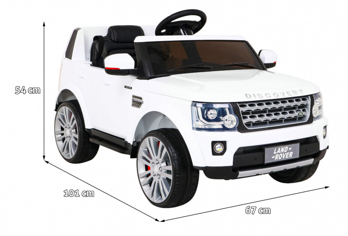 Elektrické autíčko Land Rover Discovery biela