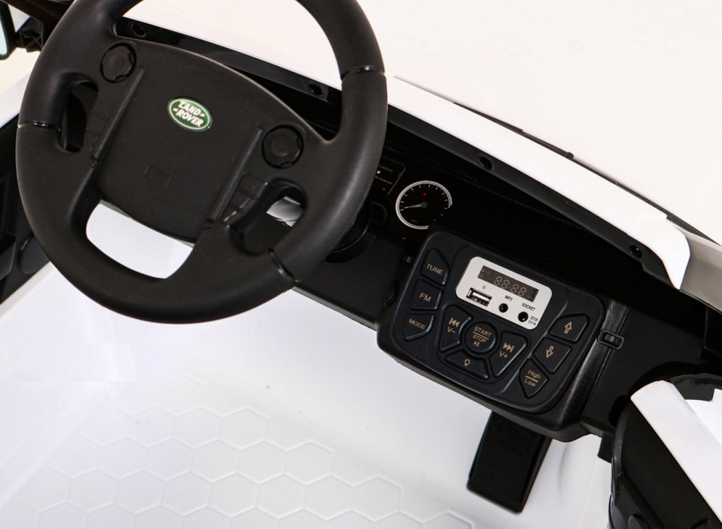 Elektrické autíčko Land Rover Discovery biela
