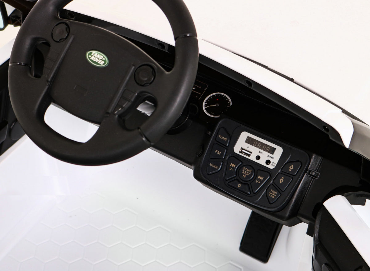 Elektrické autíčko Land Rover Discovery biela