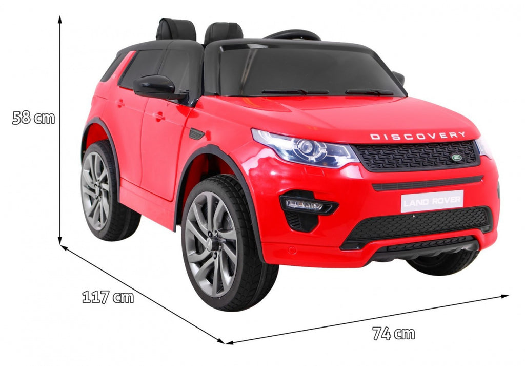 Elektrické autíčko Land Rover Discovery červená