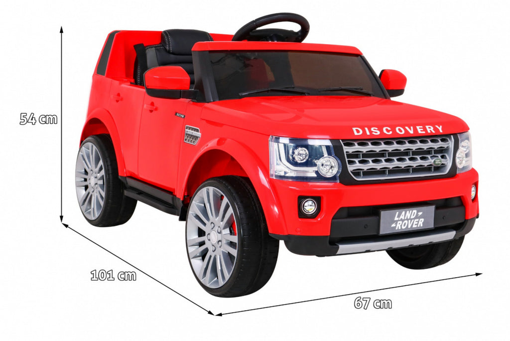 Elektrické autíčko Land Rover Discovery červená