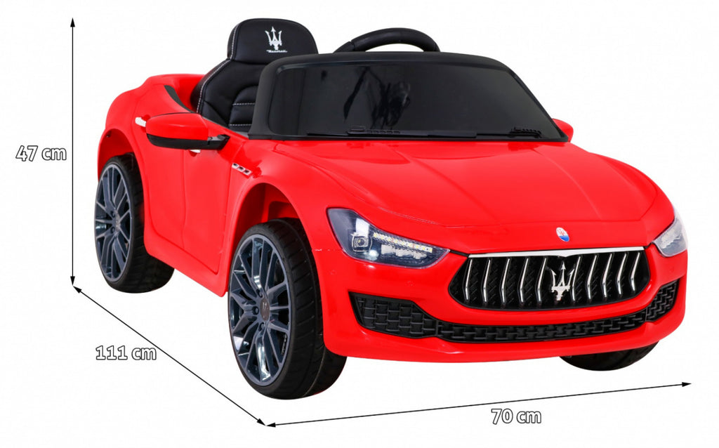 Vehicle Maserati Ghibli Red