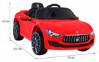Vehicle Maserati Ghibli Red