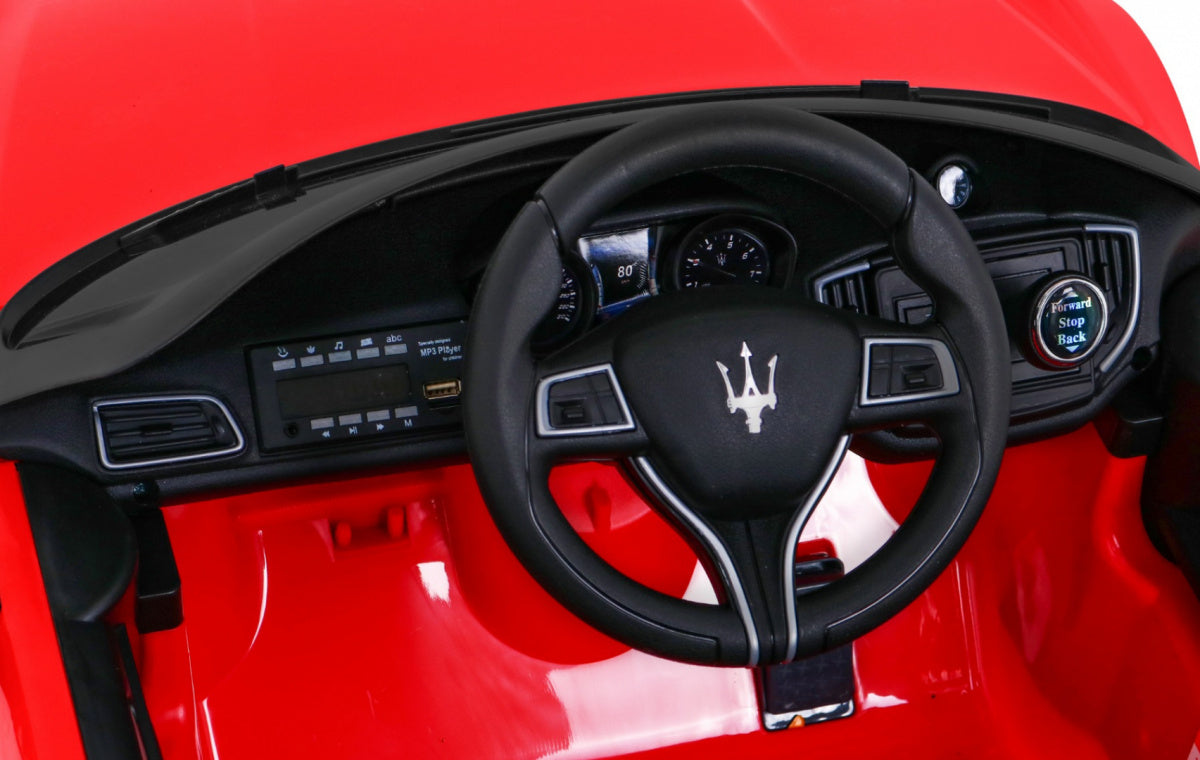 Elektrické autíčko Maserati Ghibli červená
