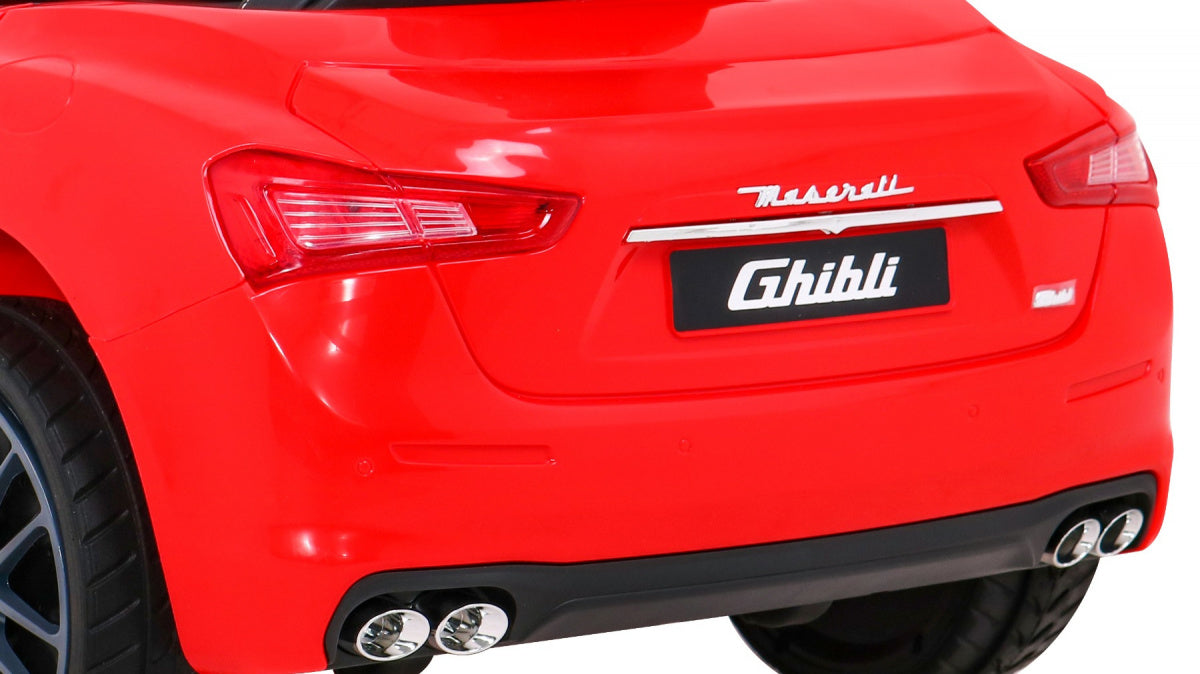 Elektrické autíčko Maserati Ghibli červená