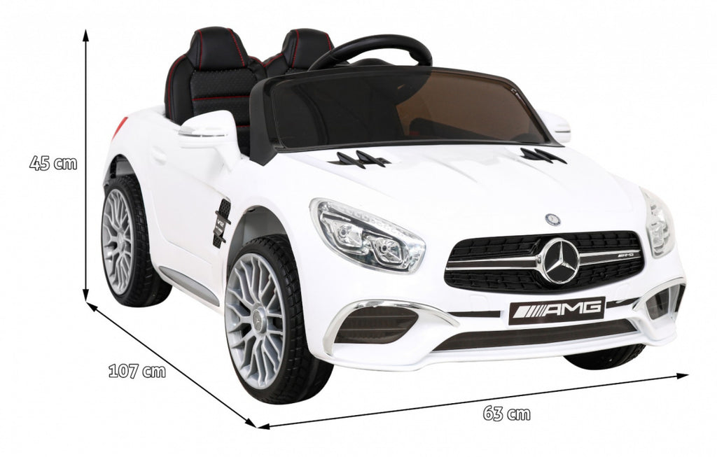 Elektrické autíčko Mercedes-Benz AMG SL65 S biela