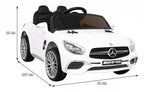 Elektrické autíčko Mercedes-Benz AMG SL65 S biela