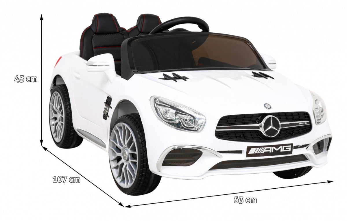 Elektrické autíčko Mercedes-Benz AMG SL65 S biela