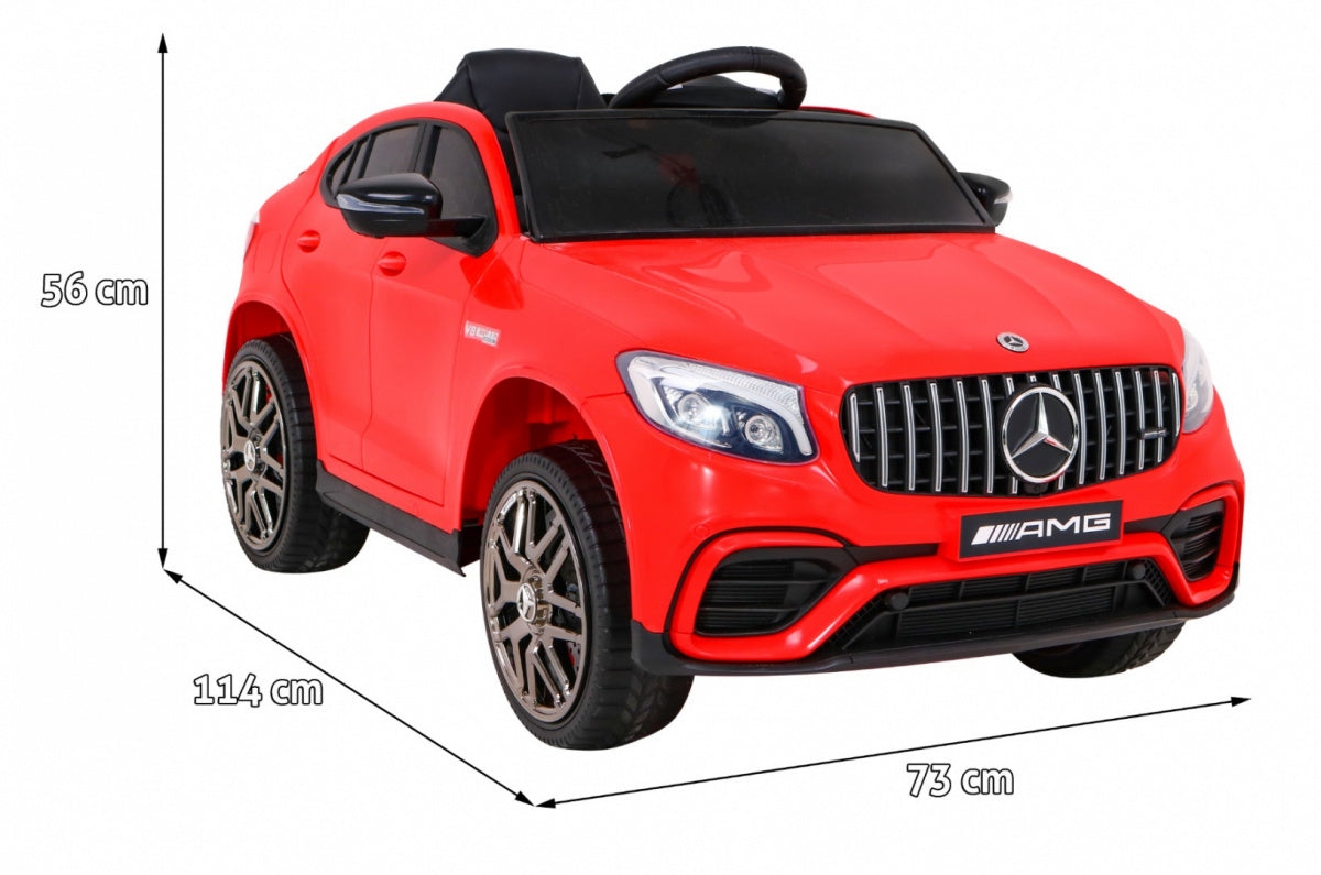Vehicle Mercedes Benz GLC63S Red
