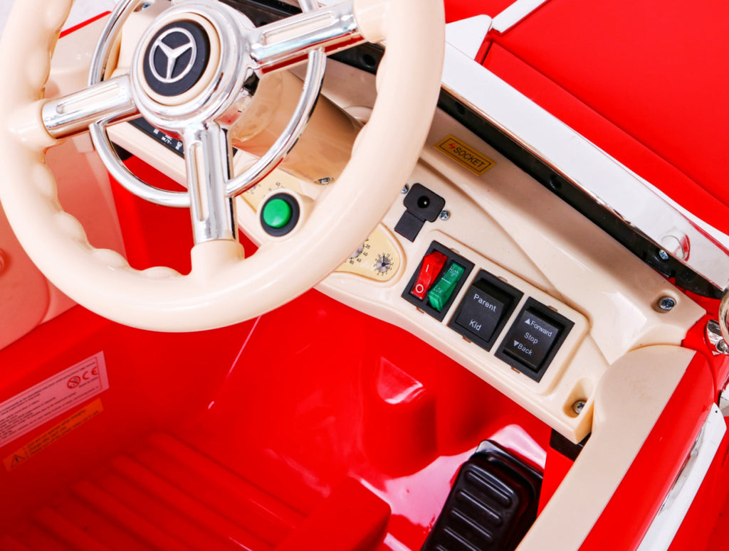 Elektrické autíčko Mercedes-Benz Retro Type 540A červená