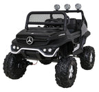 Elektrické autíčko Mercedes-Benz Unimog JL199 12 V – čierne