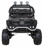 Elektrické autíčko Mercedes-Benz Unimog JL199 12 V – čierne