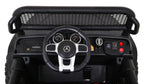 Elektrické autíčko Mercedes-Benz Unimog JL199 12 V – čierne