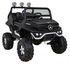 Elektrické autíčko Mercedes-Benz Unimog JL199 12 V – čierne