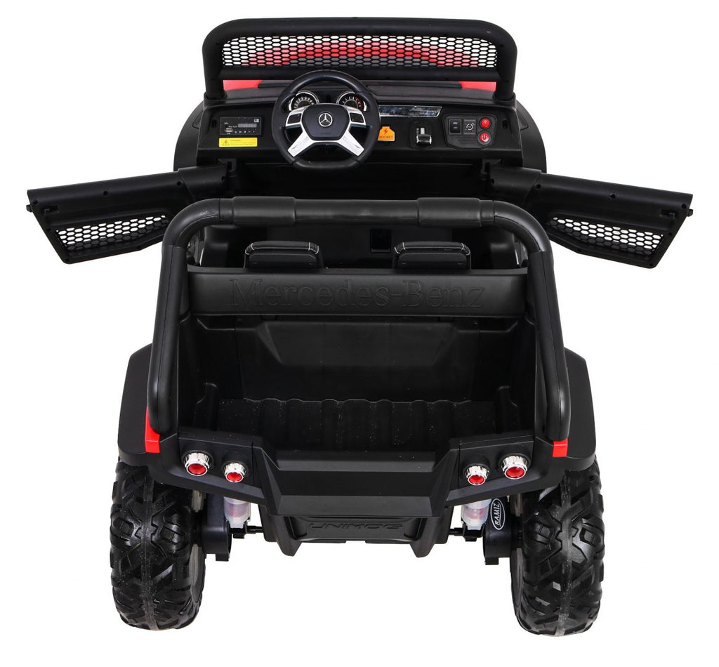 Elektrické autíčko Mercedes-Benz Unimog 12 V / 14 Ah – červené