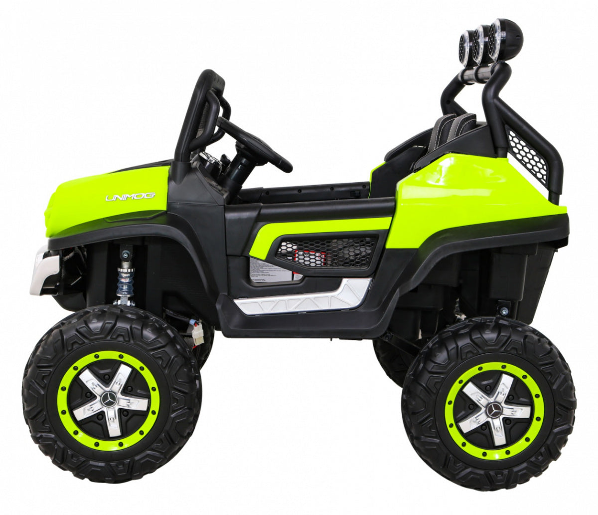 Elektrické autíčko Mercedes-Benz UNIMOG zelená