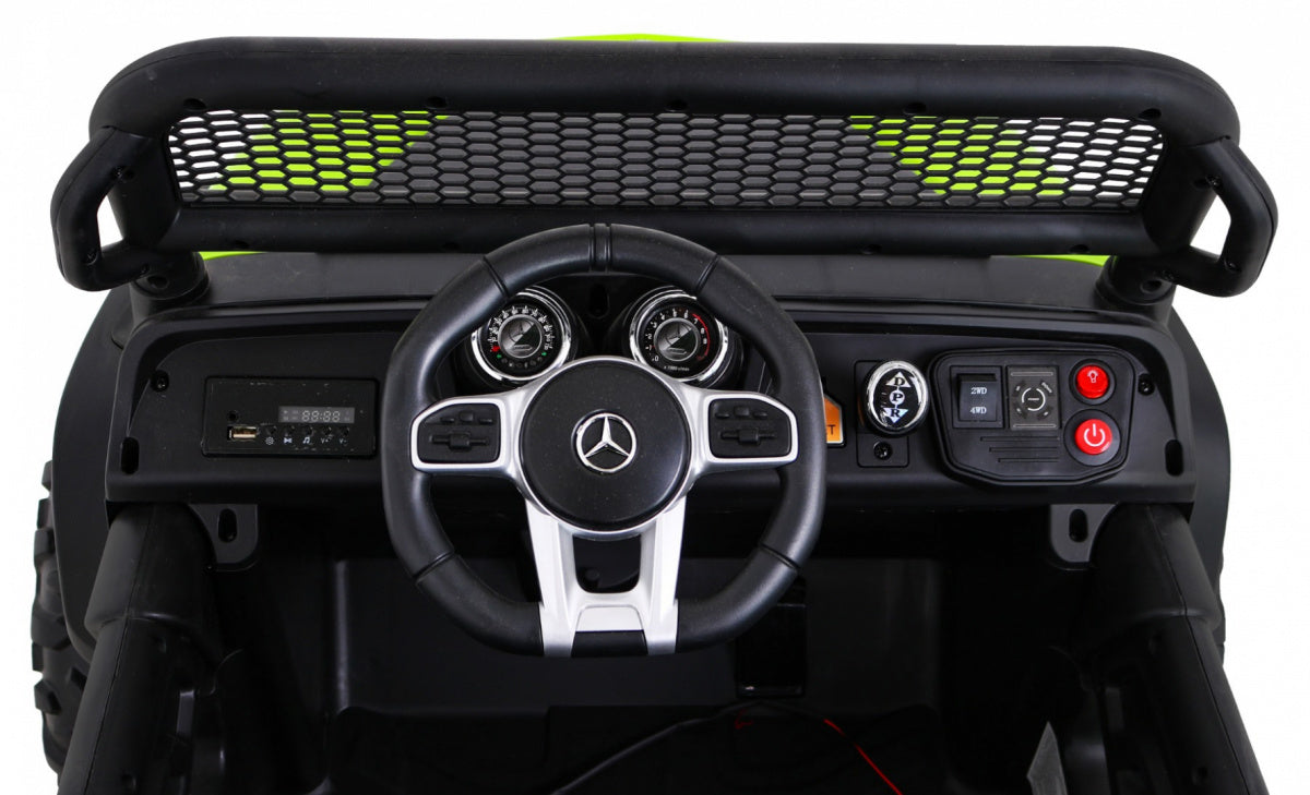 Elektrické autíčko Mercedes-Benz UNIMOG zelená
