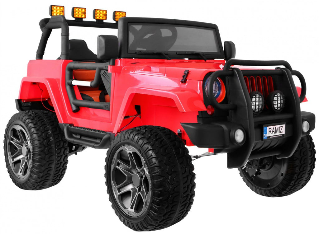 The Monster Jeep 4 x 4 Red
