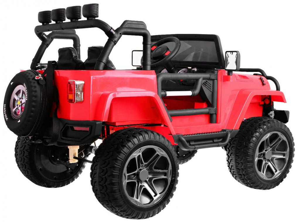 The Monster Jeep 4 x 4 Red