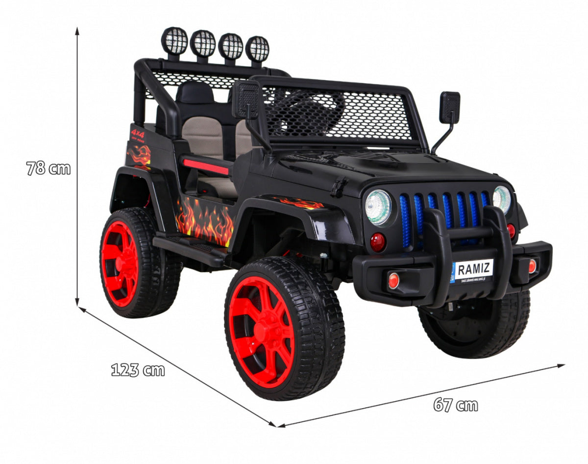 NEW Raptor DRIFTER 4 x 4 Flames