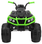 Elektrická štvorkolka ATV 12 V s ovládačom – čierno-zelená