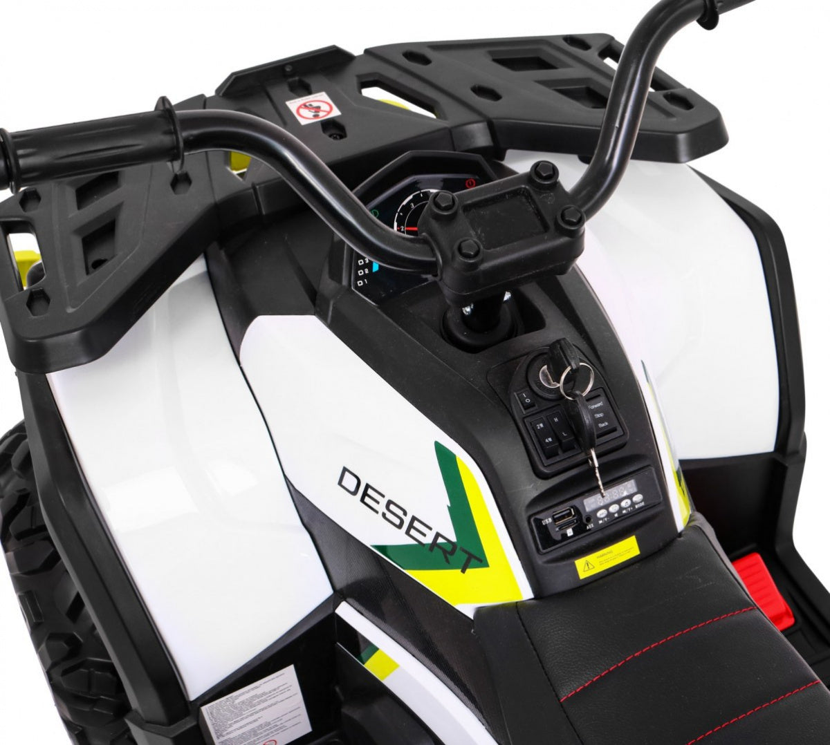 Quad ATV Desert White
