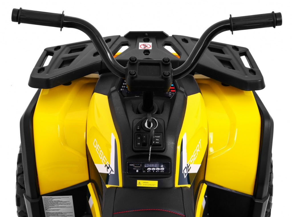 Elektrická štvorkolka ATV Desert 4×4 12 V – žltá