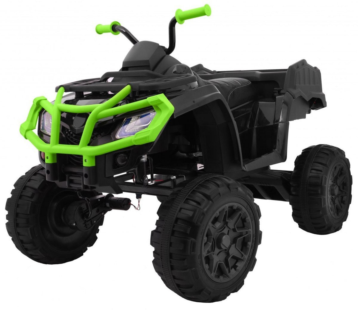 Elektrická štvorkolka XL ATV, remote control 2 4 GHZ čierna and zelená