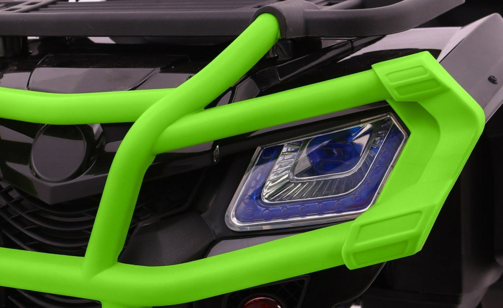 Elektrická štvorkolka XL ATV, remote control 2 4 GHZ čierna and zelená