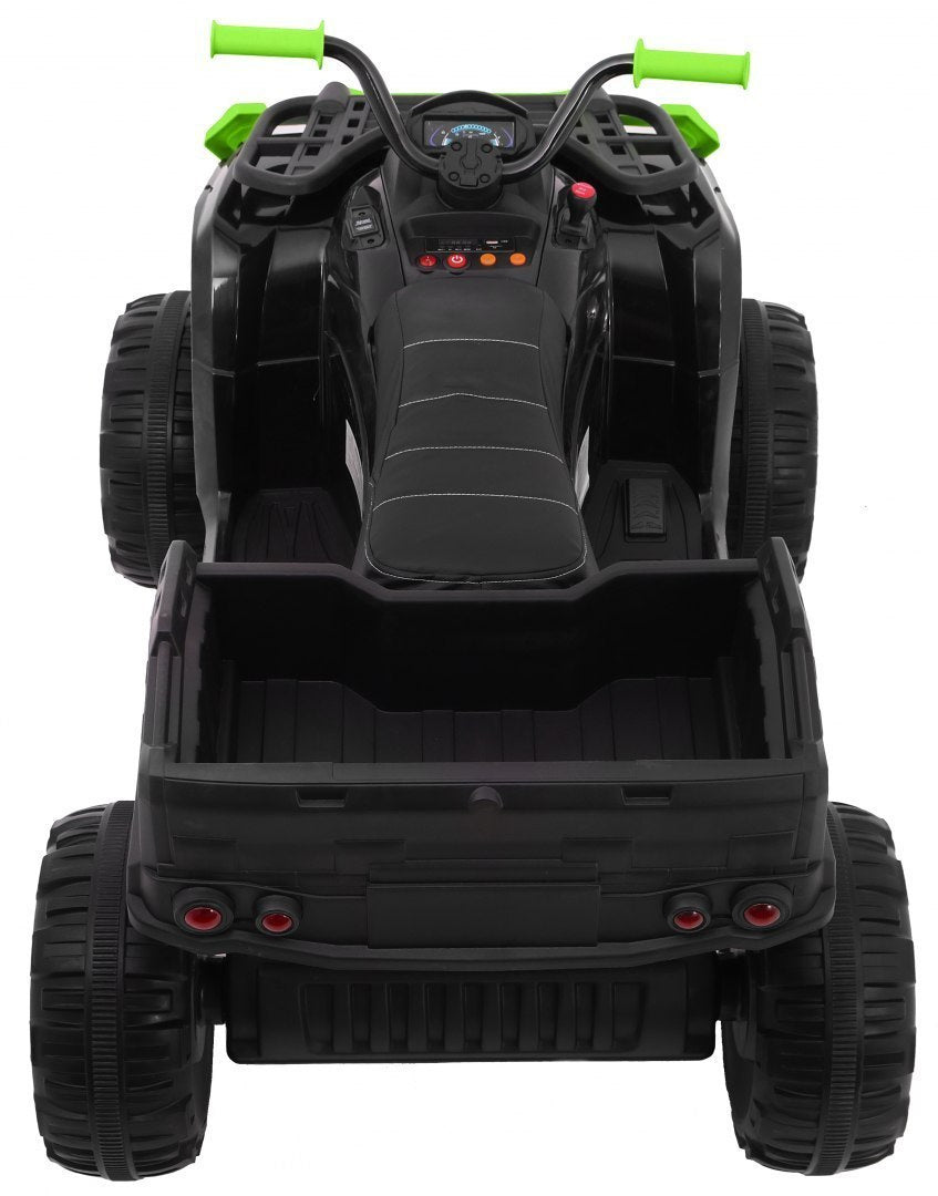 Elektrická štvorkolka XL ATV, remote control 2 4 GHZ čierna and zelená