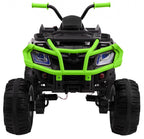 Elektrická štvorkolka XL ATV, remote control 2 4 GHZ čierna and zelená