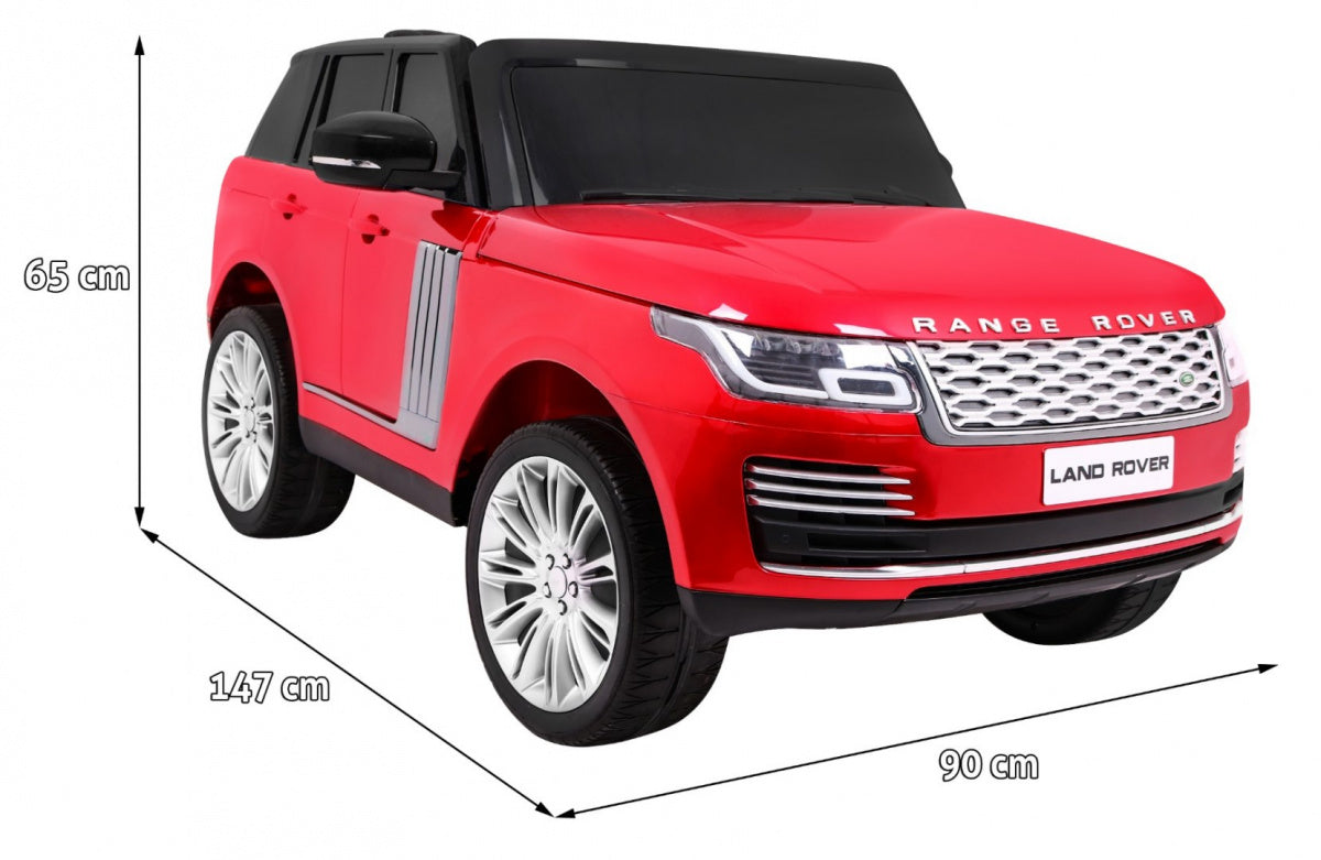 Elektrické autíčko Range Rover HSE červená lakované