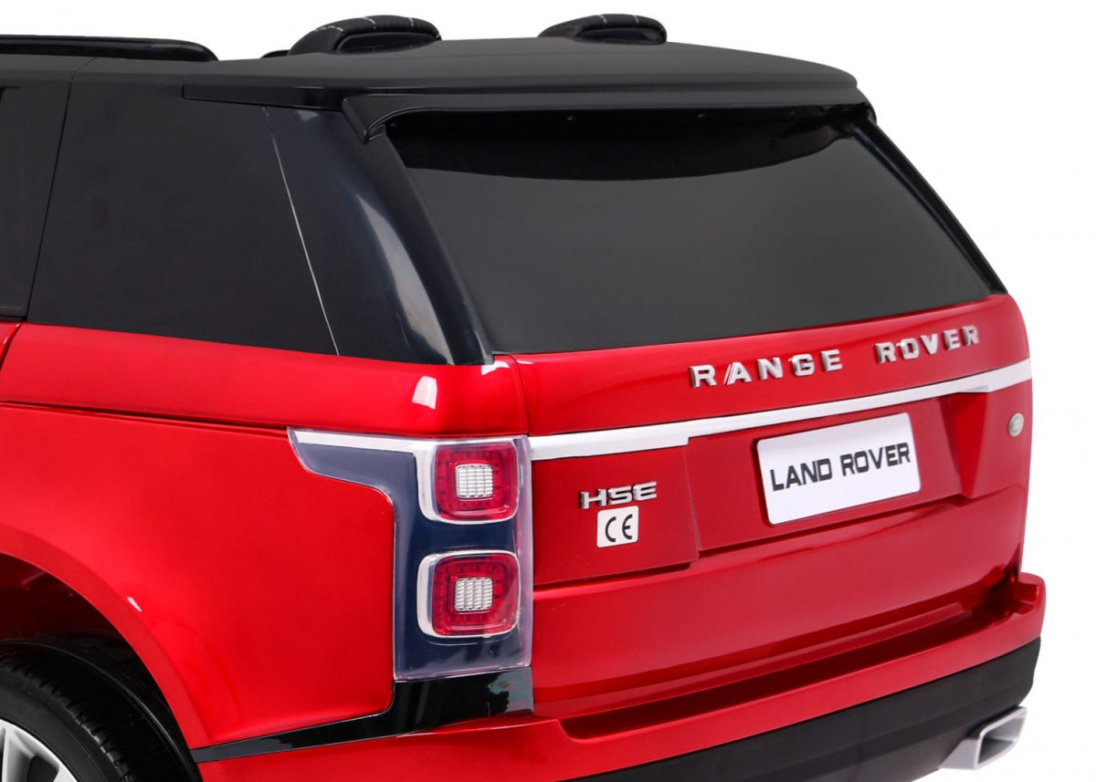 Elektrické autíčko Range Rover HSE červená lakované