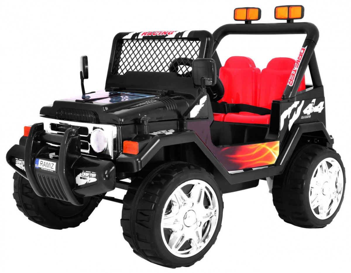 Elektrické autíčko RAPTOR Drifter kolesá EVA 2 4 G čierna