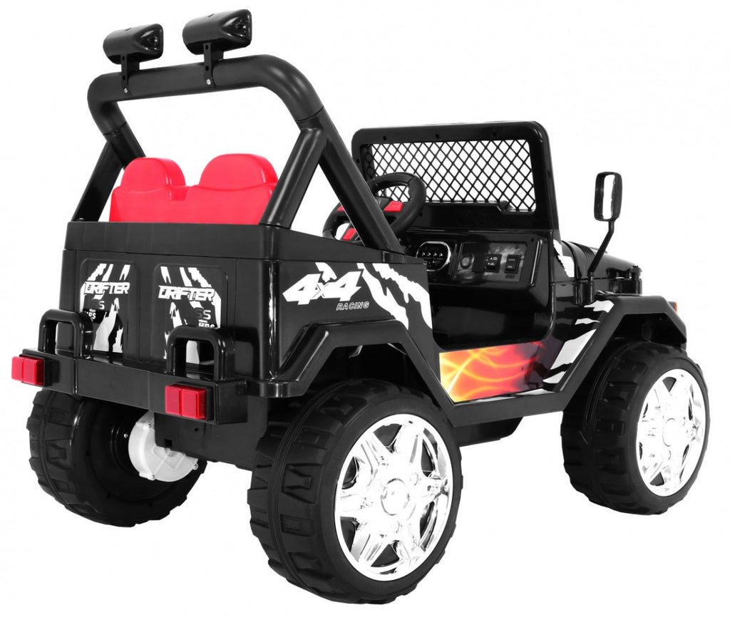 Elektrické autíčko RAPTOR Drifter kolesá EVA 2 4 G čierna