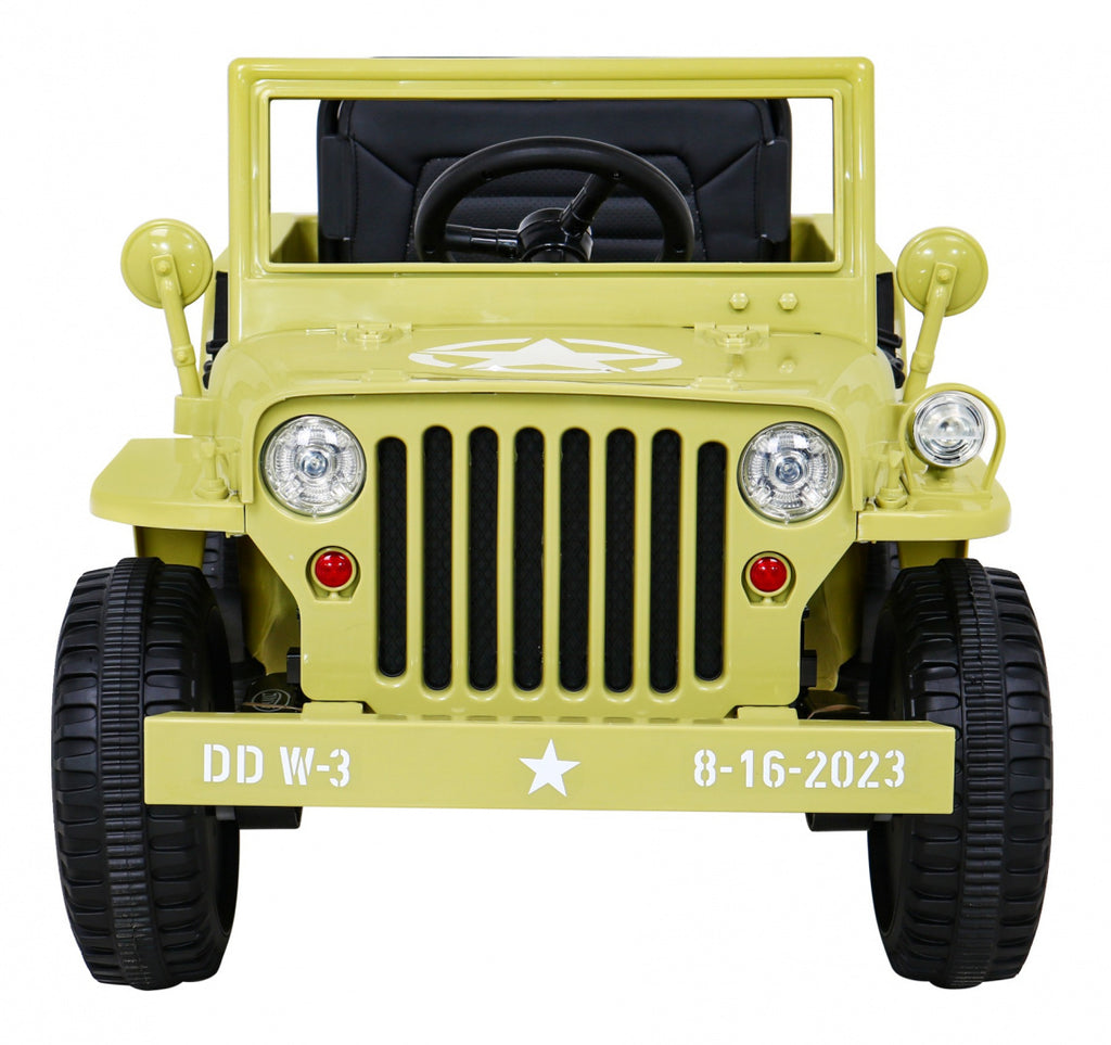 Elektrické autíčko Retro Military