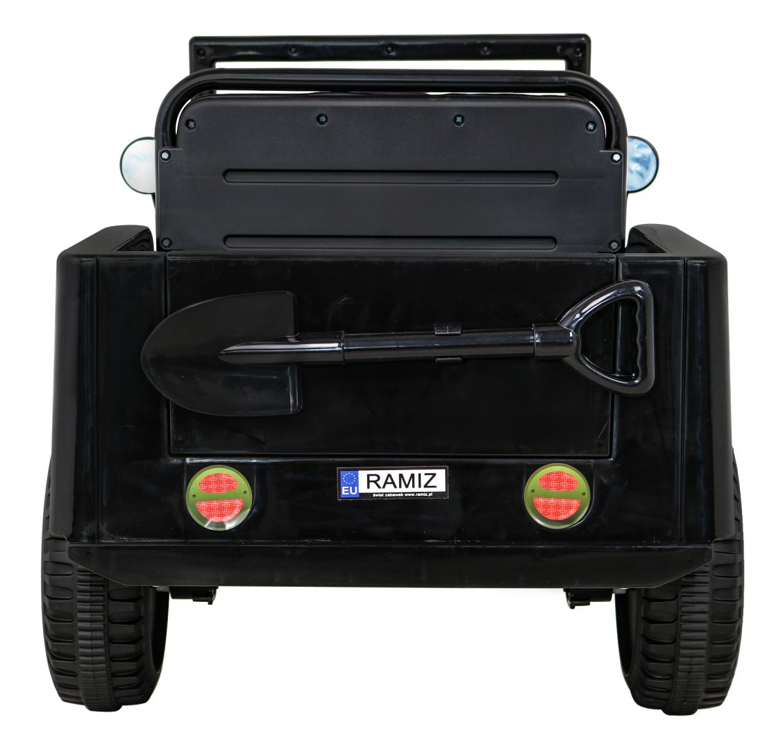 Retro Military Vehicle Black
