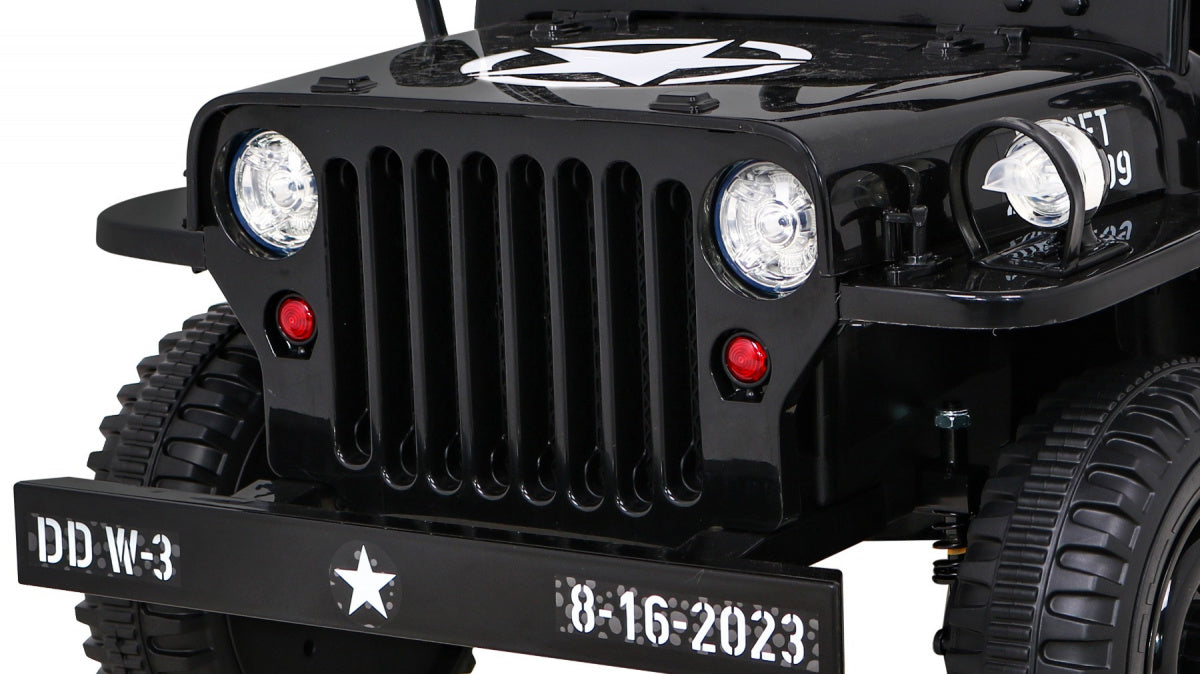 Retro Military Vehicle Black