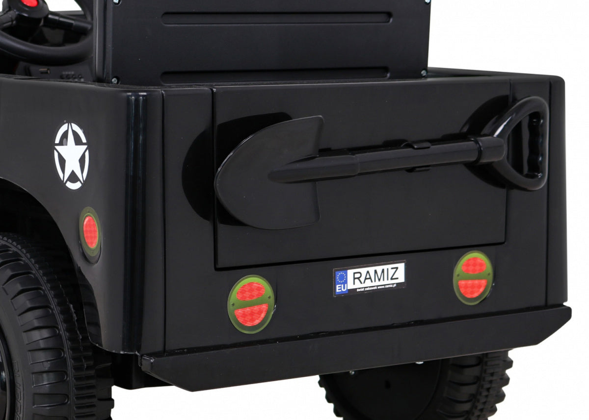 Retro Military Vehicle Black
