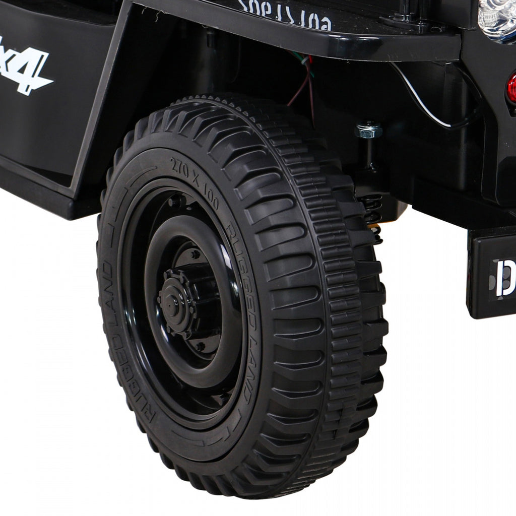 Retro Military Vehicle Black