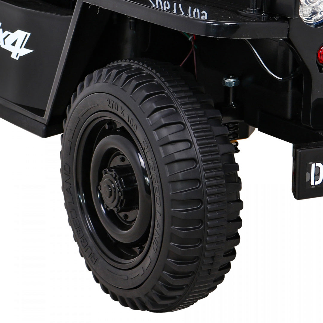 Retro Military Vehicle Black