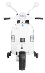 Elektrická motorka Vespa biela