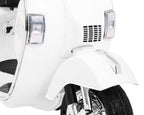 Elektrická motorka Vespa biela