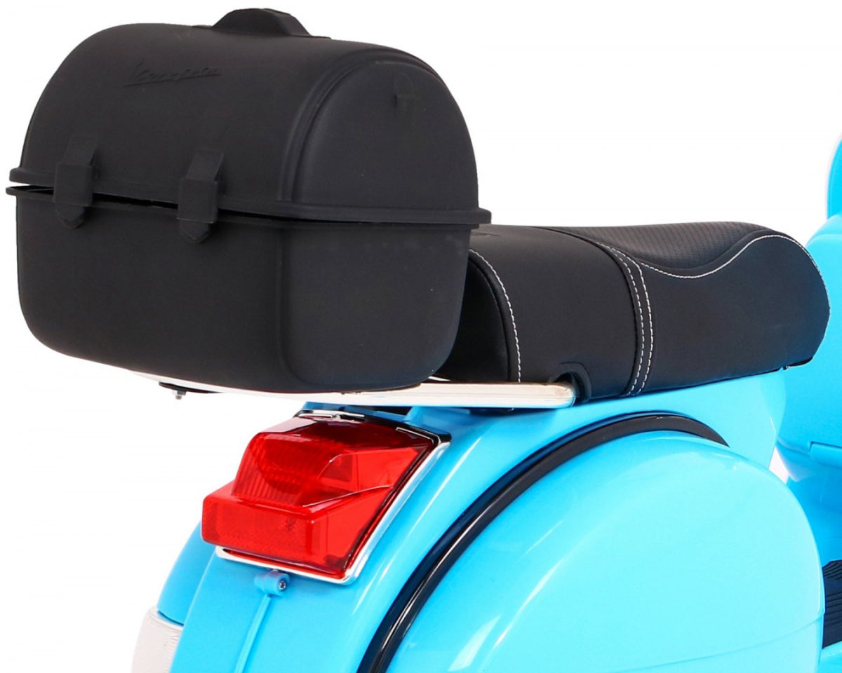 Elektrická motorka Vespa modrá
