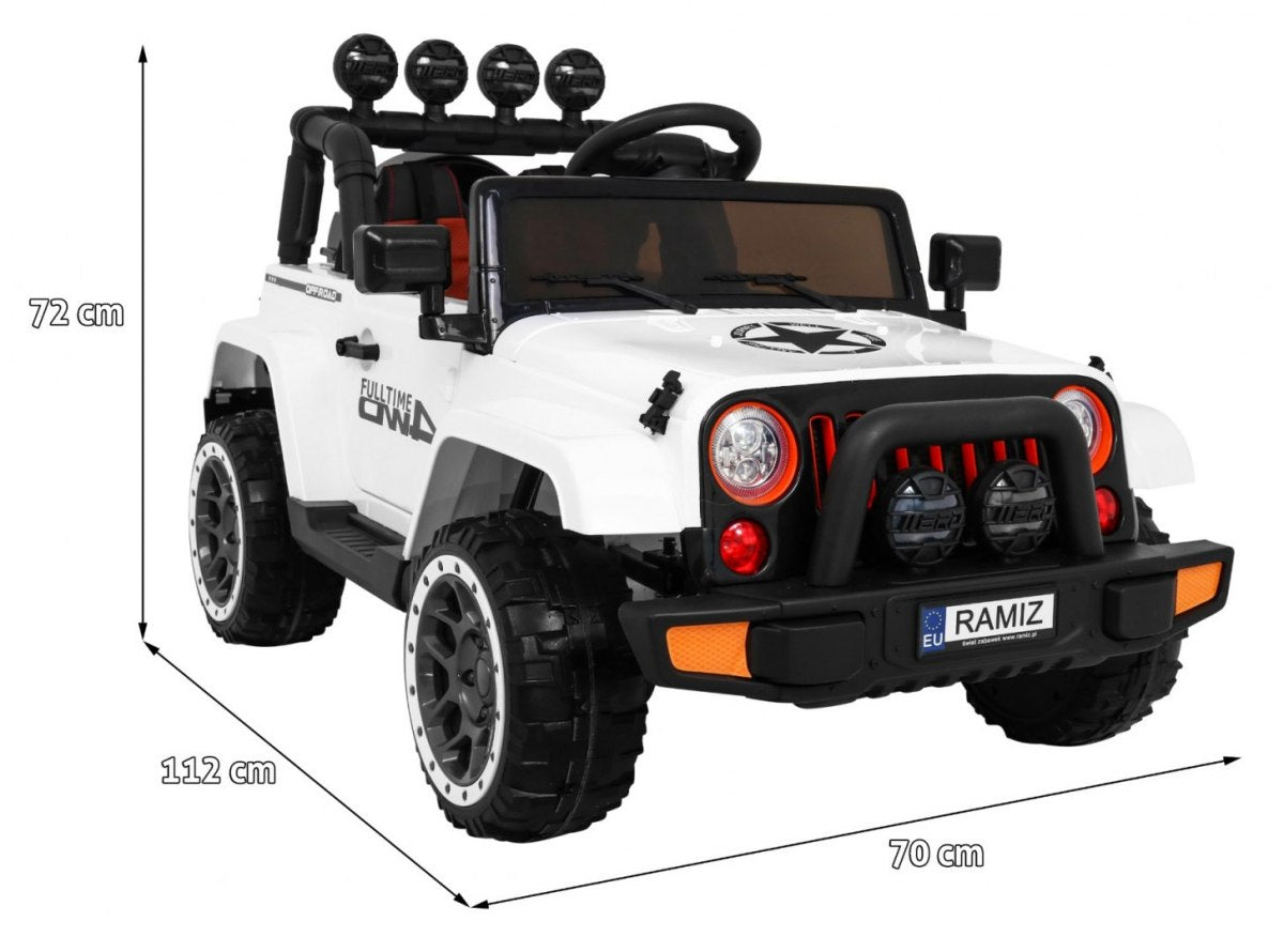 Full Time off-road vehicle 4WD White