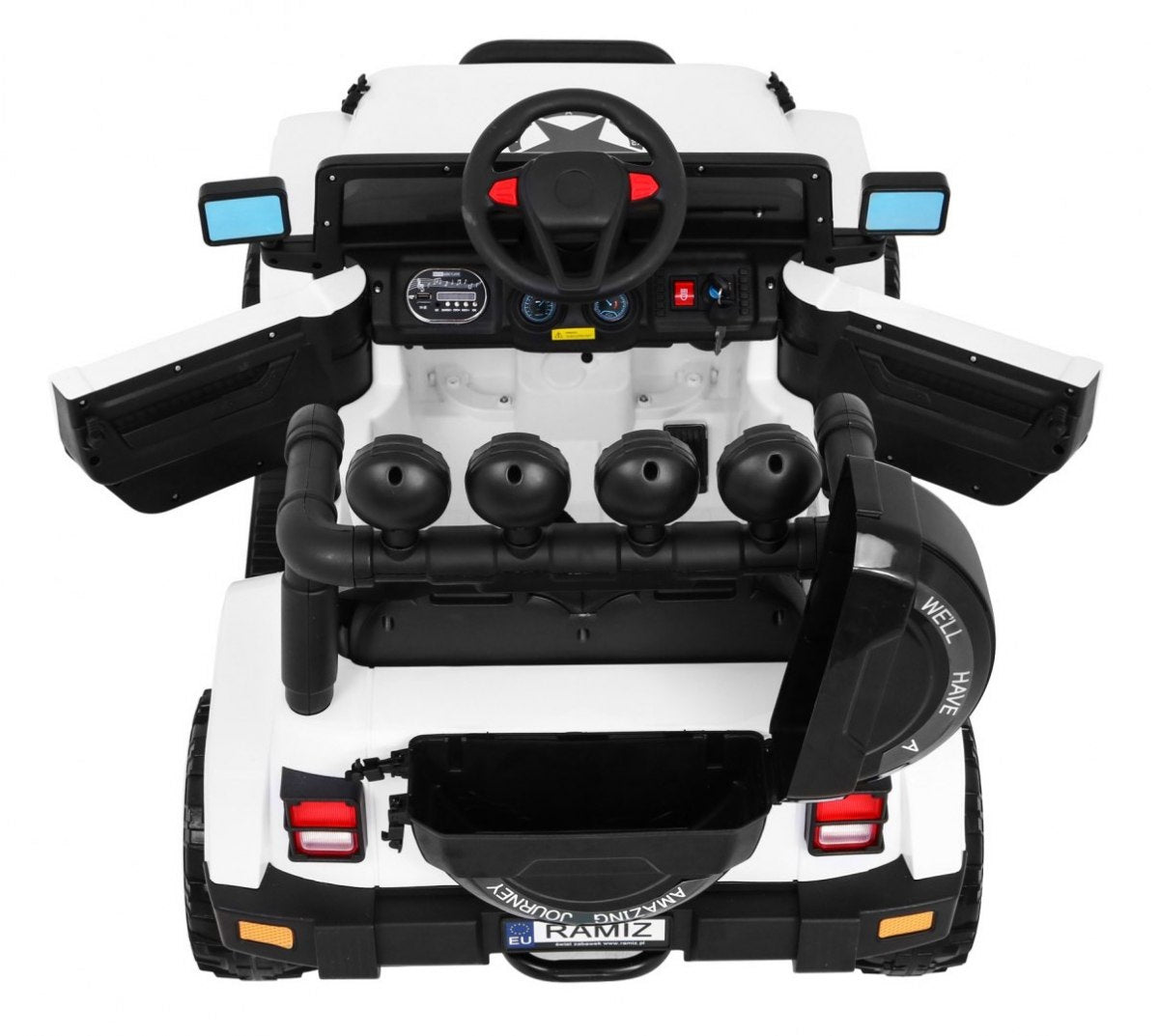 Full Time off-road vehicle 4WD White