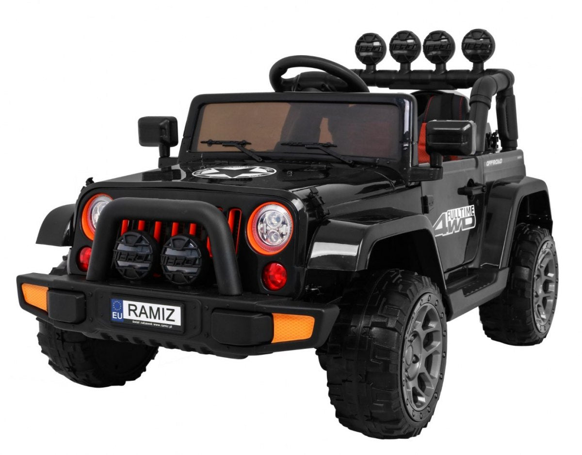 Elektrické autíčko Full Time off-road 4WD čierna