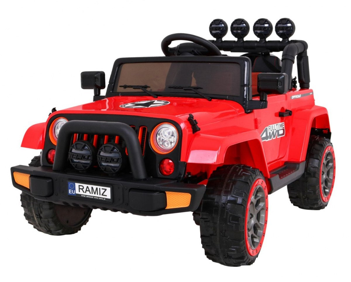 Elektrické autíčko Full Time off-road 4WD červená