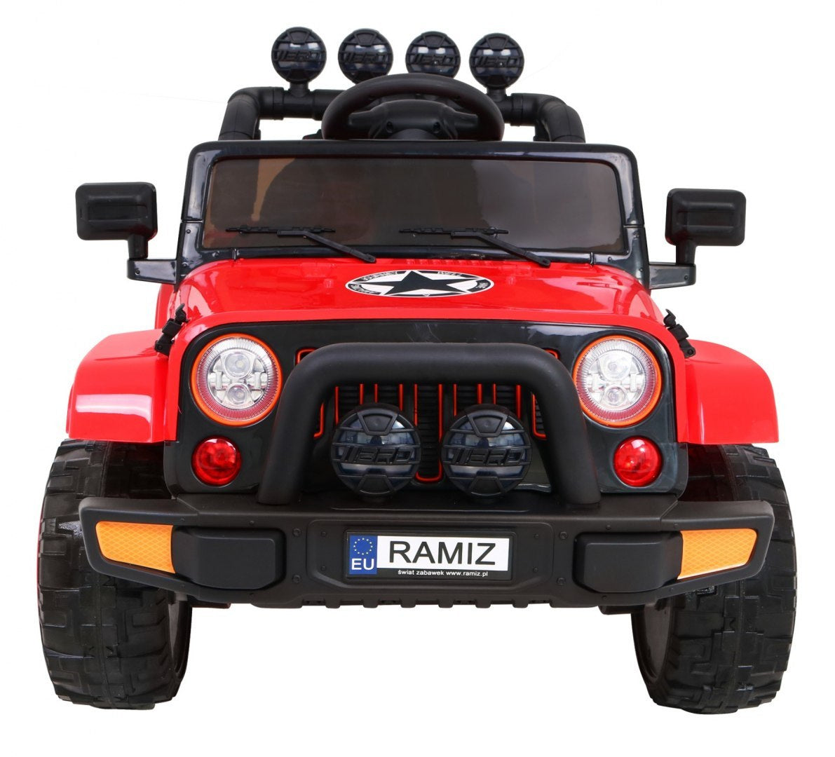 Elektrické autíčko Full Time off-road 4WD červená