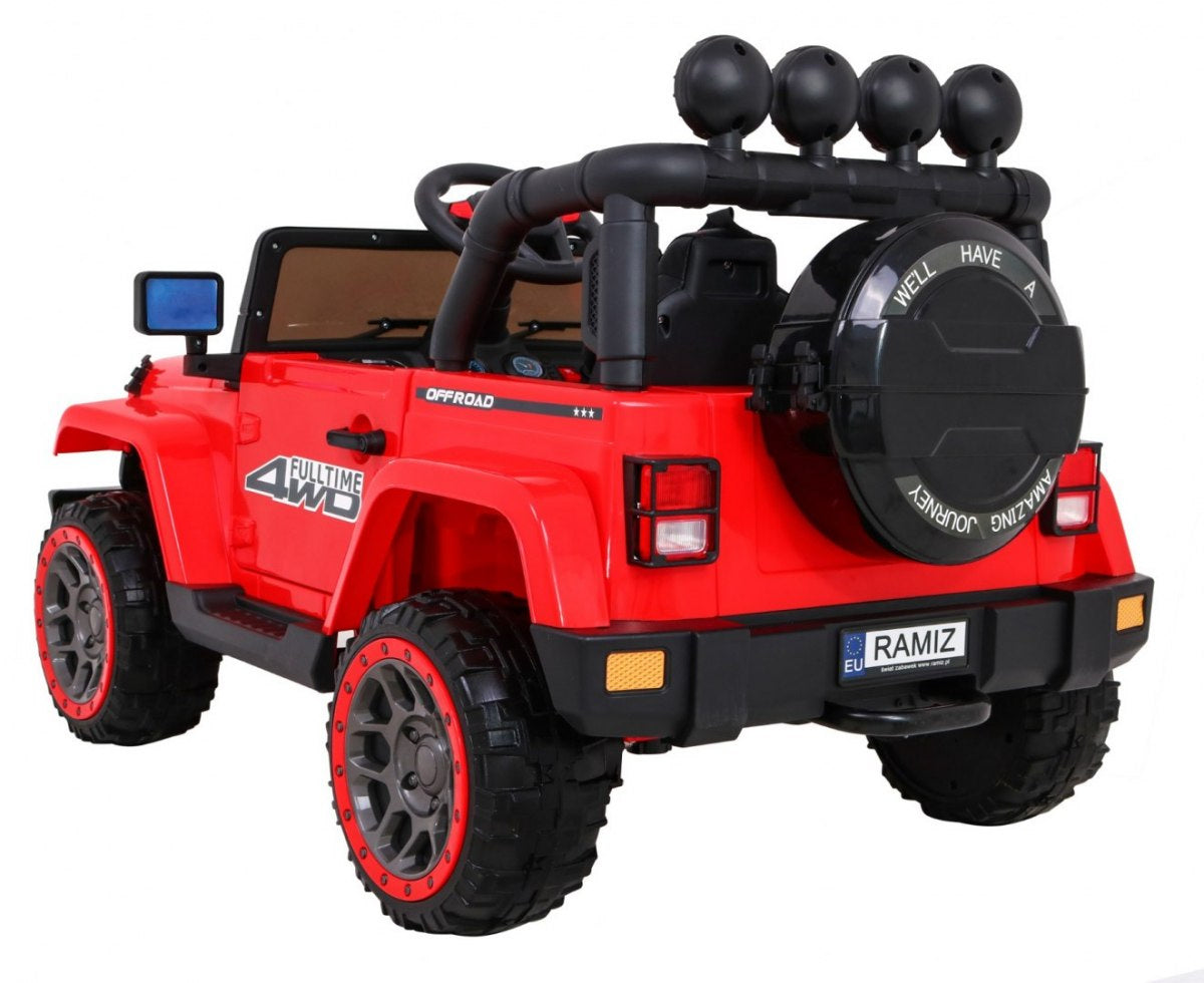 Elektrické autíčko Full Time off-road 4WD červená